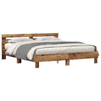 Bettgestell Rustikales Altholz Massivholz Altholz 200 x 200 cm