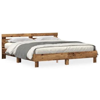 Bettgestell Rustikales Altholz Massivholz Altholz 200 x 200 cm