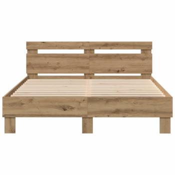 Eichenbettgestell Artisan Eiche Holzwerkstoff 140 x 200 cm