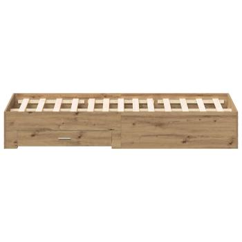 Bett mit Schubladen Artisan Eiche 180x200 cm Holzwerkstoff