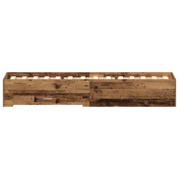 Bettgestell Alteiche 90x190 cm Engineered Wood