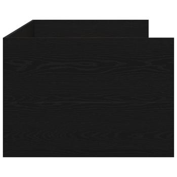 Tagesbett Schwarze Eiche Spanplatte 90 x 200 cm Langlebig