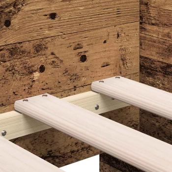 Tagesbett mit Schubladen Alte Holzoptik Holzwerkstoff 90 x 190 cm