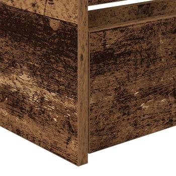 Tagesbett mit Schubladen Alte Holzoptik Holzwerkstoff 90 x 190 cm