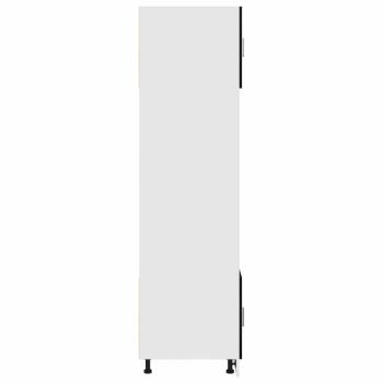 Küchenschrank Schwarze Eiche Verleimtes Holz 60 x 57 x 207 cm