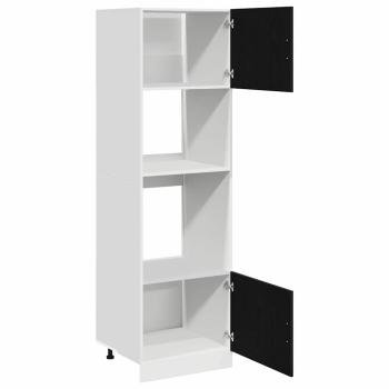Küchenschrank Schwarze Eiche Verleimtes Holz 60 x 57 x 207 cm