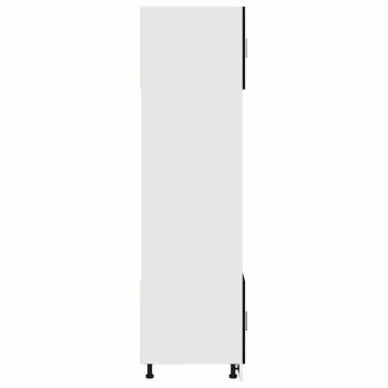 Küchenschrank Schwarze Eiche Verleimtes Holz 60 x 57 x 207 cm