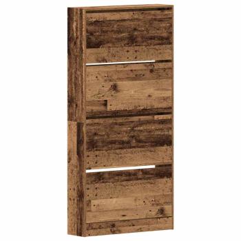 Schuhschrank Altes Holz Holzwerkstoff 80 x 21 x 163,5 cm
