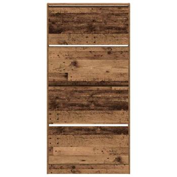 Schuhschrank Altes Holz Holzwerkstoff 80 x 21 x 163,5 cm