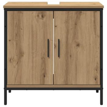 2-teiliges Badezimmermöbel Set Artisan Eiche engineered Wood