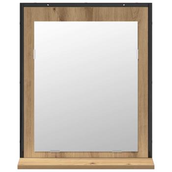 2-teiliges Badezimmer-Schranksystem aus Artisan Eichen-Engineered Wood