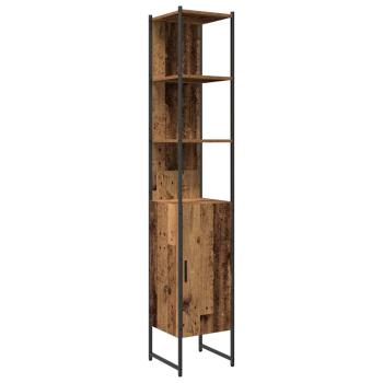 3-teiliges Badezimmermöbelset Alter Holz Engineered Wood