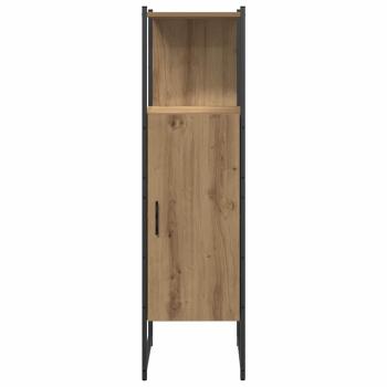 3-teiliges Badezimmermöbel Set Kunst-Eiche Holzwerkstoff
