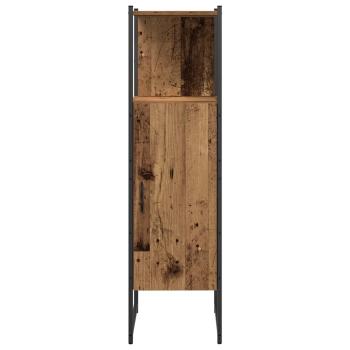 4-teiliges Badezimmermöbelset Altholz Holzwerkstoff