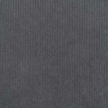 ARDEBO.de - Boxspringbett mit Matratze Dunkelgrau 90x200 cm Corduroy Stoff