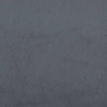 ARDEBO.de - Boxspringbett mit Matratze Dunkelgrau Samt