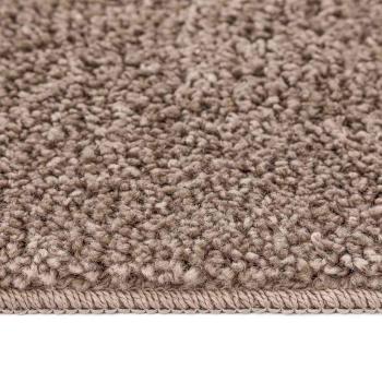 Shaggy Teppich Hochflor Braun 120x120 cm PP