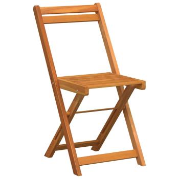 3-teiliges Faltbares Bistro Set Massivholz Akazie
