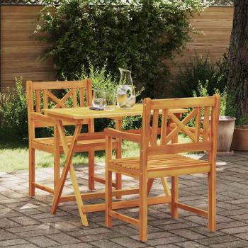 ARDEBO.de - Gartenstühle 2 Stück 56x56x90 cm Massivholz Akazie