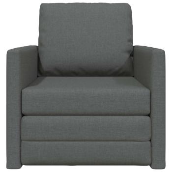 Boden Sofa Bett 2-in-1 Dunkelgrau 74x77x81 cm Stoff