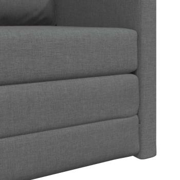 Boden Sofa Bett 2-in-1 Dunkelgrau 74x77x81 cm Stoff