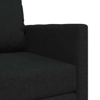 Fußboden Sofa Bett 2-in-1 Schwarz 74x77x81 cm Stoff