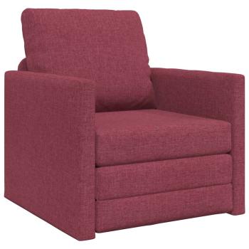 Boden Schlafsofa 2-in-1 Weinkelchrot 74x77x81 cm Stoff