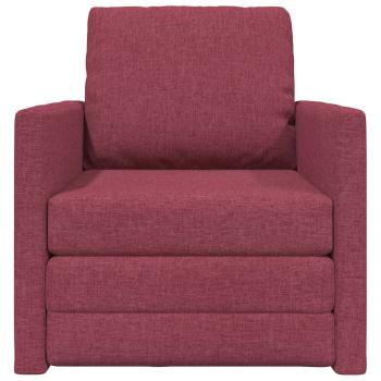 Boden Schlafsofa 2-in-1 Weinkelchrot 74x77x81 cm Stoff