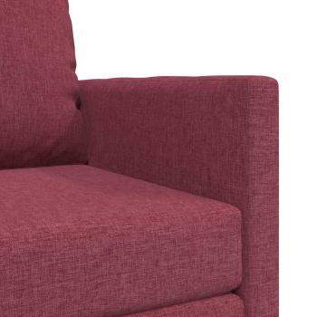 Boden Schlafsofa 2-in-1 Weinkelchrot 74x77x81 cm Stoff