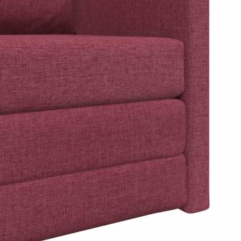 Boden Schlafsofa 2-in-1 Weinkelchrot 74x77x81 cm Stoff