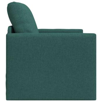 Fußsofa-Bett 2-in-1 Dunkelgrün 74x77x81 cm Stoff