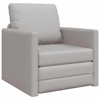 Schlafsofa 2-in-1 Wolken-Grau 74x77x81 cm Stoff