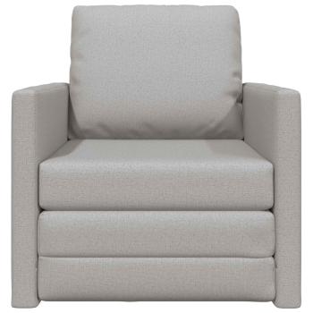 Schlafsofa 2-in-1 Wolken-Grau 74x77x81 cm Stoff