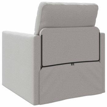 Schlafsofa 2-in-1 Wolken-Grau 74x77x81 cm Stoff