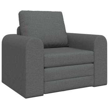 Boden Sofa Bett 2-in-1 Dunkelgrau 98x71x83 cm Stoff