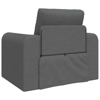 Boden Sofa Bett 2-in-1 Dunkelgrau 98x71x83 cm Stoff