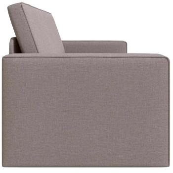 Boden Sofa Bett 2-in-1 Taupe 245x150x60.5 cm Stoff