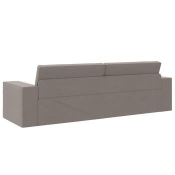 Boden Sofa Bett 2-in-1 Taupe 245x150x60.5 cm Stoff