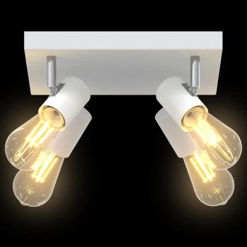 Deckenstrahler 4-Weg verstellbar Weiß E27