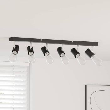 ARDEBO.de - Deckenstrahler 6-Wege verstellbar Schwarz E27