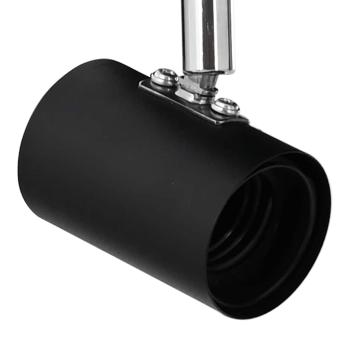 Deckenstrahler 6-Wege verstellbar Schwarz E27