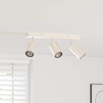 ARDEBO.de - Decken-Spotlight 3-Wege verstellbar Gebürstetes Nickel GU10