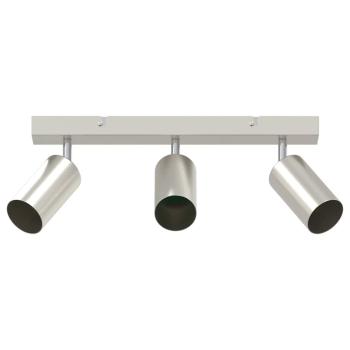 Decken-Spotlight 3-Wege verstellbar Gebürstetes Nickel GU10