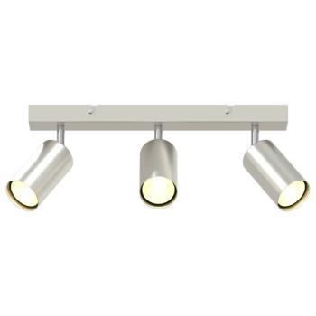 Decken-Spotlight 3-Wege verstellbar Gebürstetes Nickel GU10