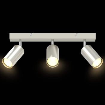 Decken-Spotlight 3-Wege verstellbar Gebürstetes Nickel GU10