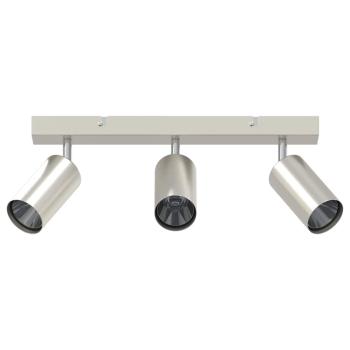 Decken-Spotlight 3-Wege verstellbar Gebürstetes Nickel GU10