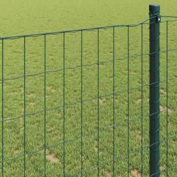 Eurozaun 0,8 x 25 m PVC-beschichtetes Eisen Grün