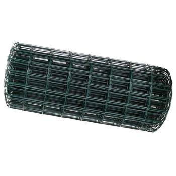 Eurozaun 0,8 x 25 m PVC-beschichtetes Eisen Grün