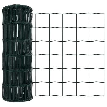 Euro-Zaun Grün 0.4x25 m Stahl