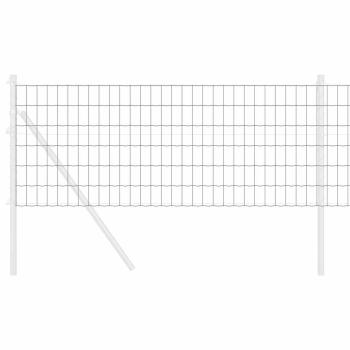 Eurozaun Grau 0.8x10 m Stahl